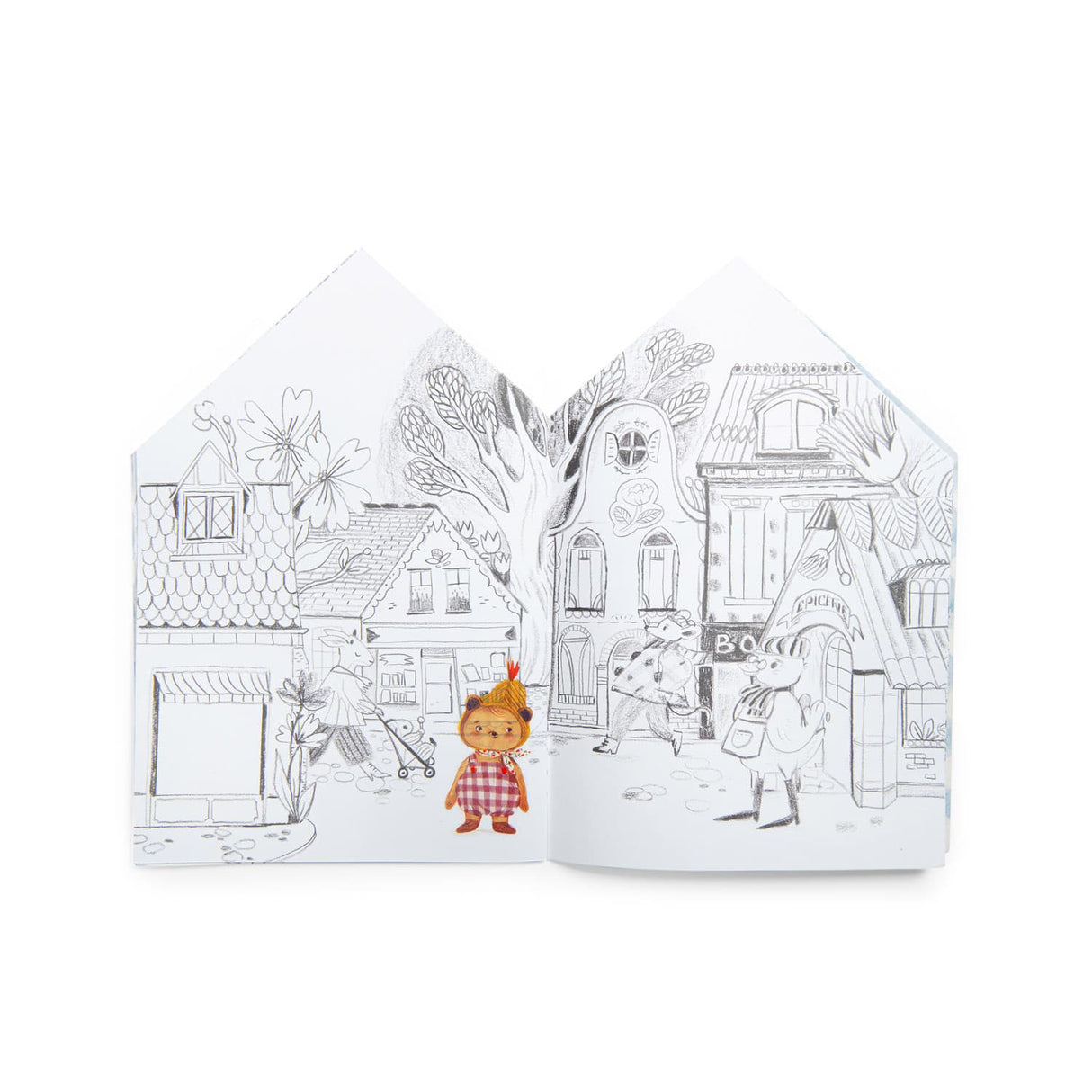 Moulin Roty - Les Minouchkas - Colouring + Sticker Book