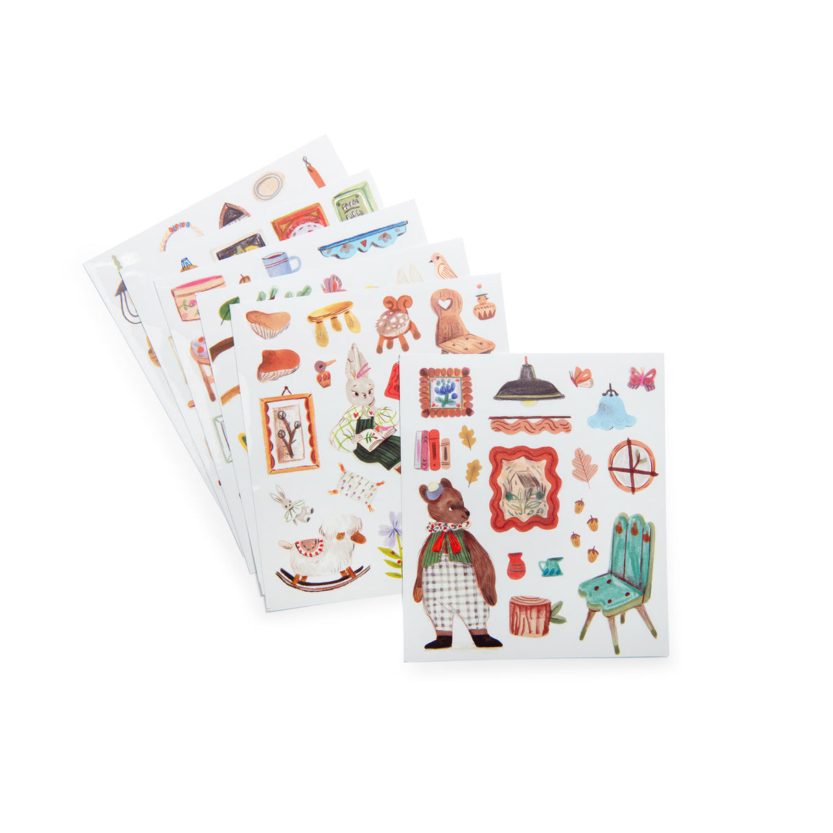 Moulin Roty - Les Minouchkas - Colouring + Sticker Book