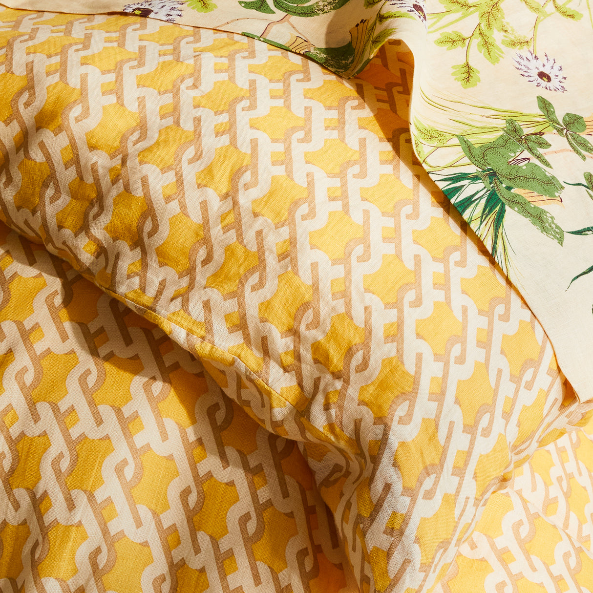 Maricela Linen Quilt Cover - Dune