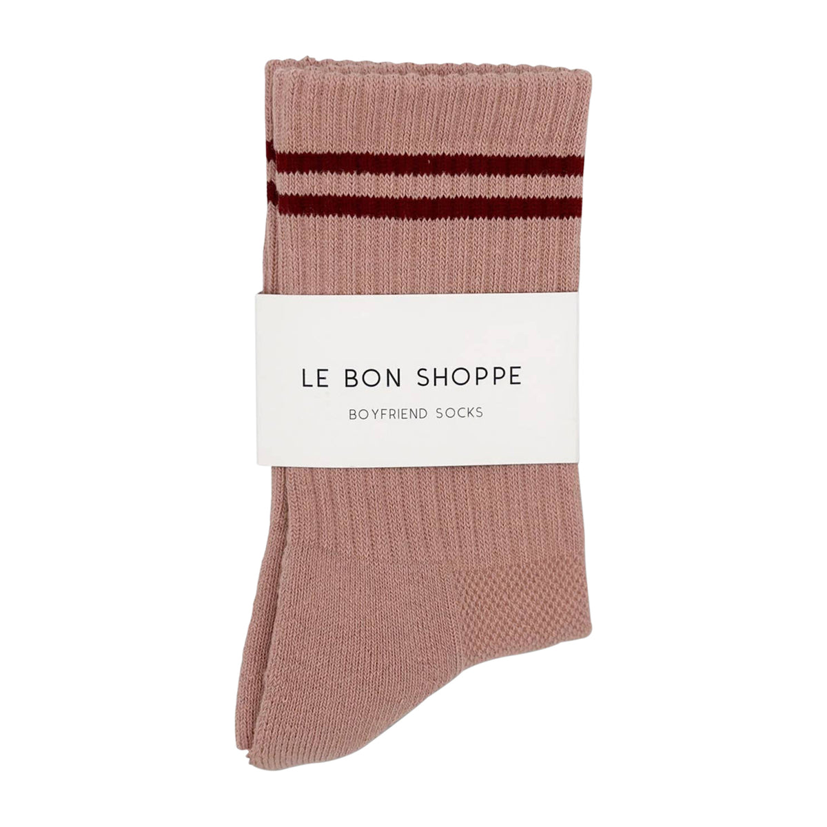 Boyfriend Socks - Vintage Pink