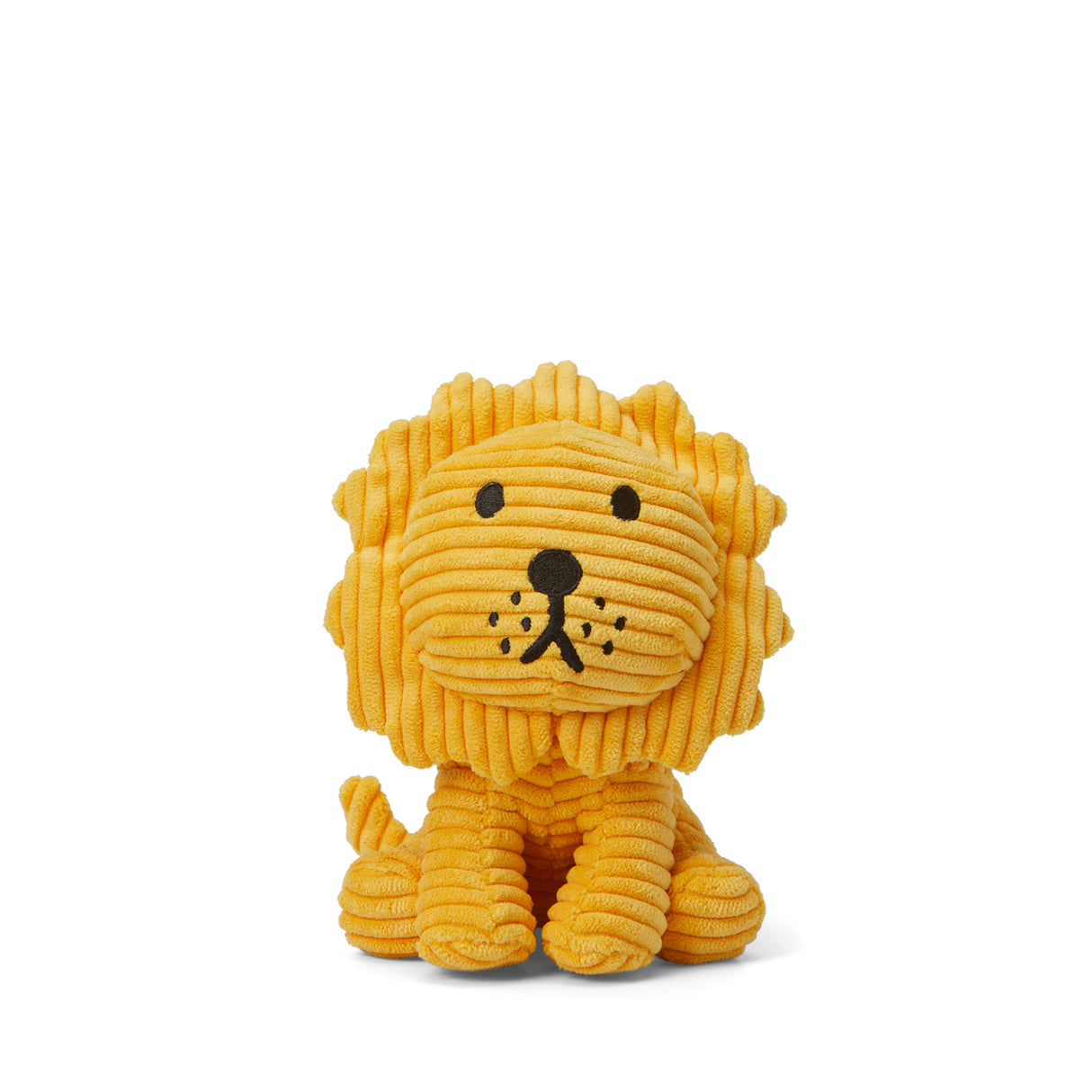 Lion Corduroy Soft Toy - Yellow