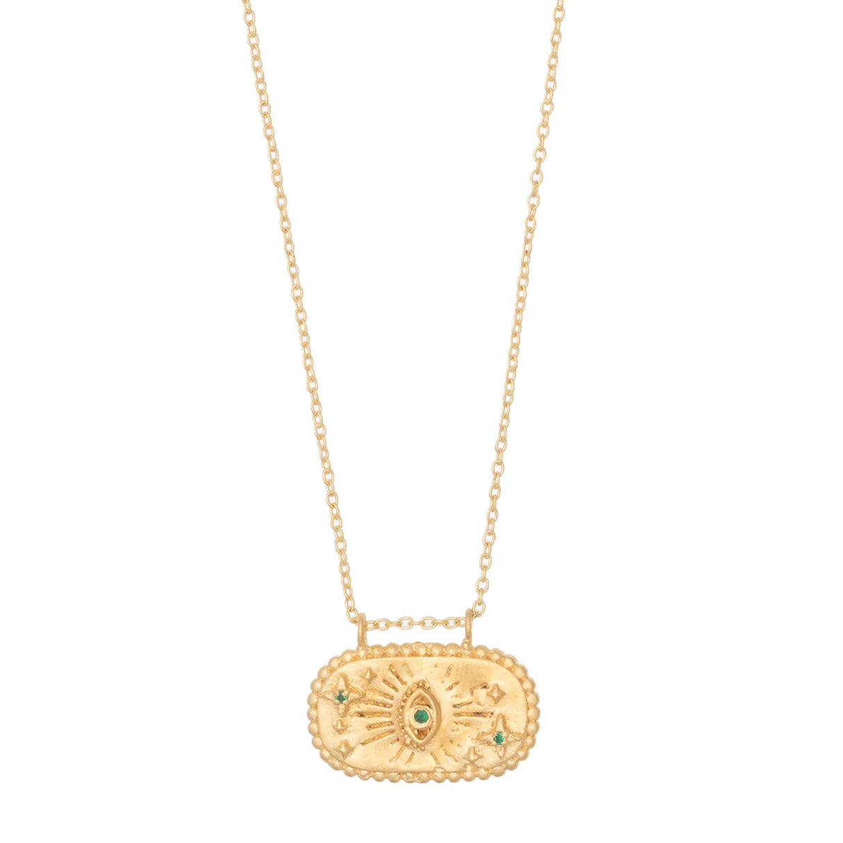 Berber Necklace - Green Zircon