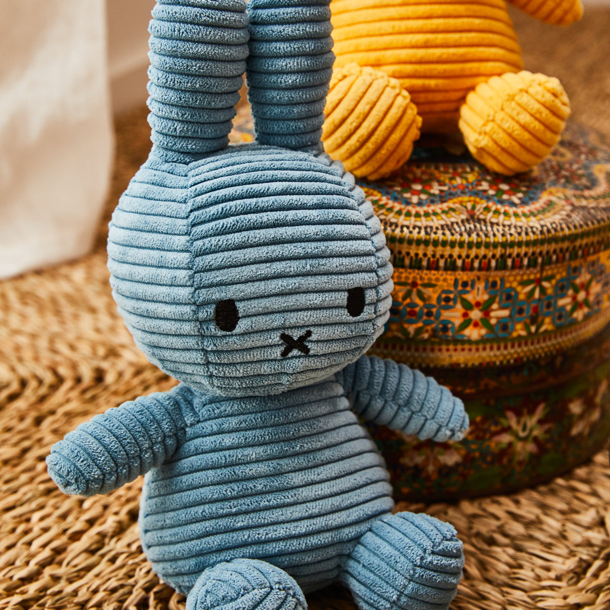 Miffy Corduroy Soft Toy - Aviator Blue