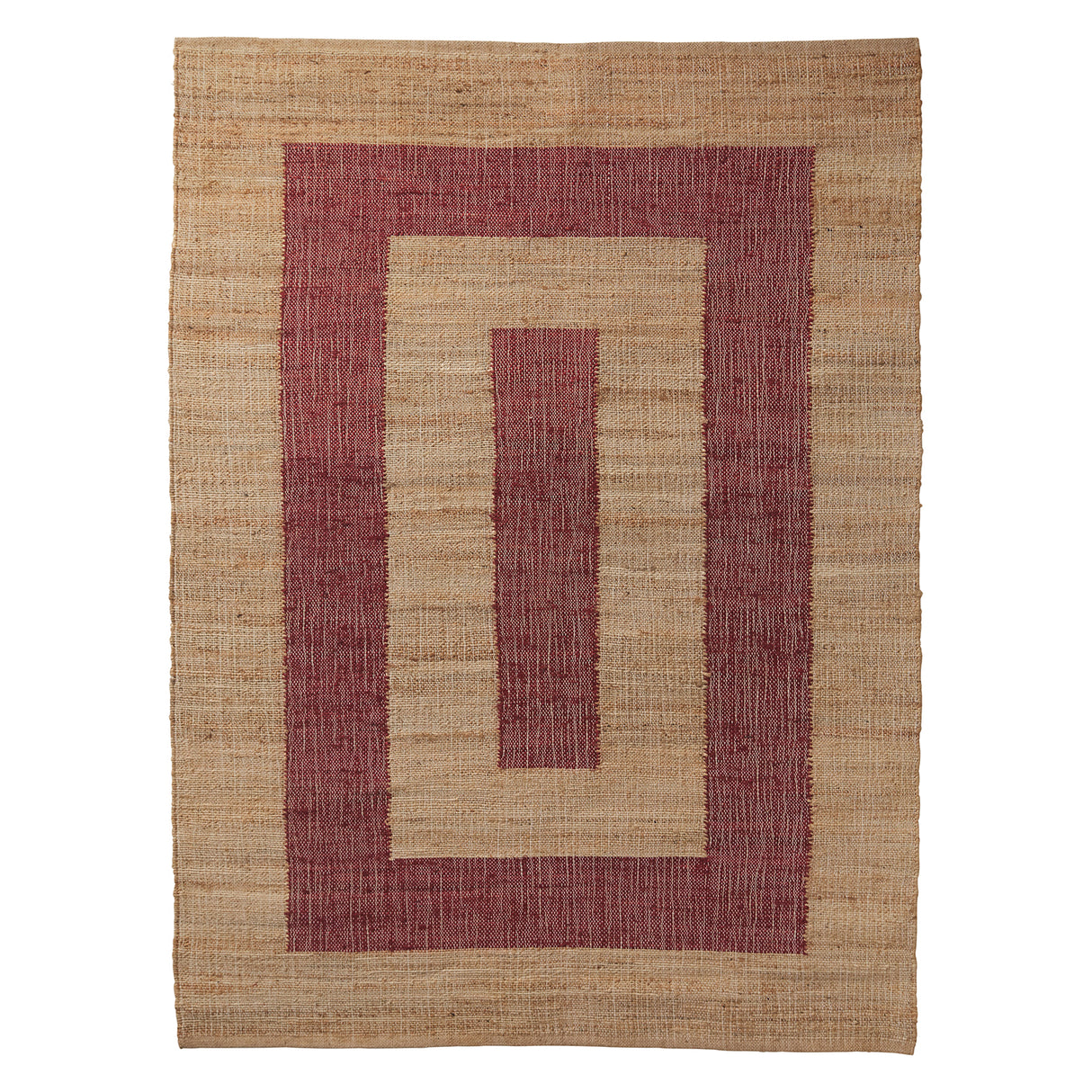 Adrienne Jute Rug - Carmine 150 x 210cm