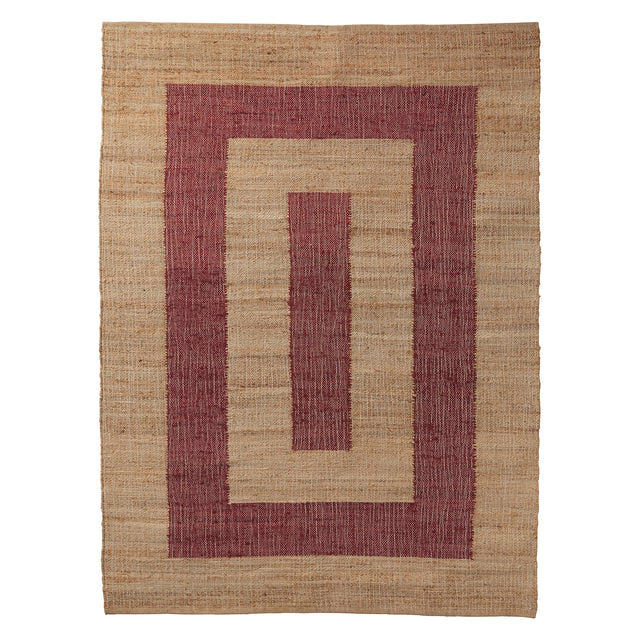 Adrienne Jute Rug - Carmine 150 x 210cm