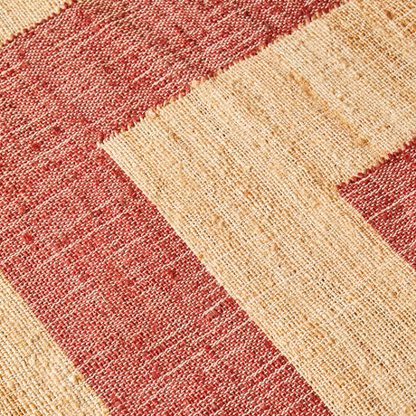 Adrienne Jute Rug - Carmine 150 x 210cm