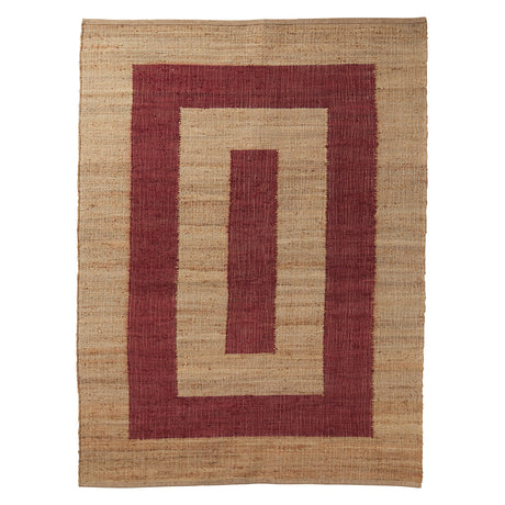 Adrienne Jute Rug - Carmine 150 x 210cm