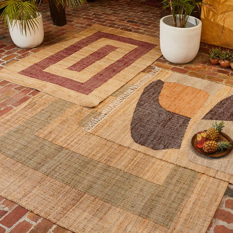 Adrienne Jute Rug - Sage 150 x 210cm