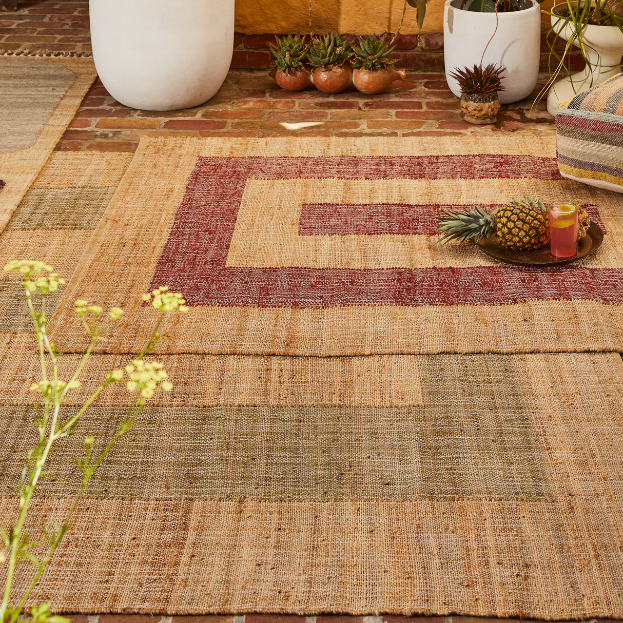 Adrienne Jute Rug - Sage 150 x 210cm