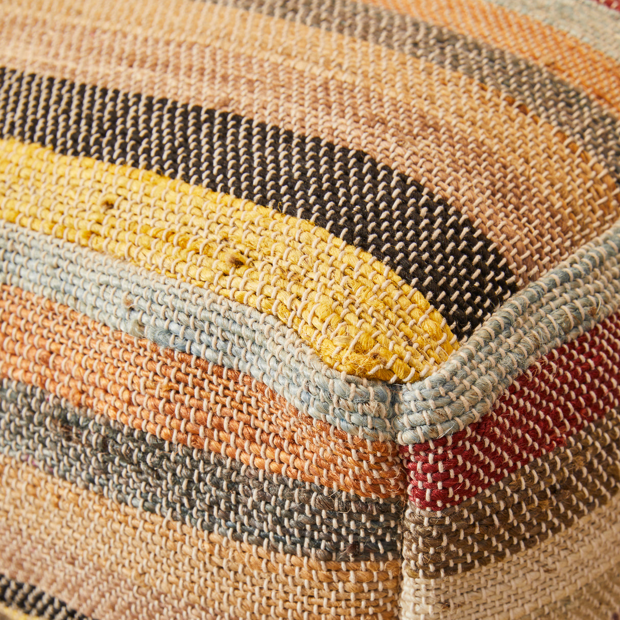 Valorie Jute Pouffe