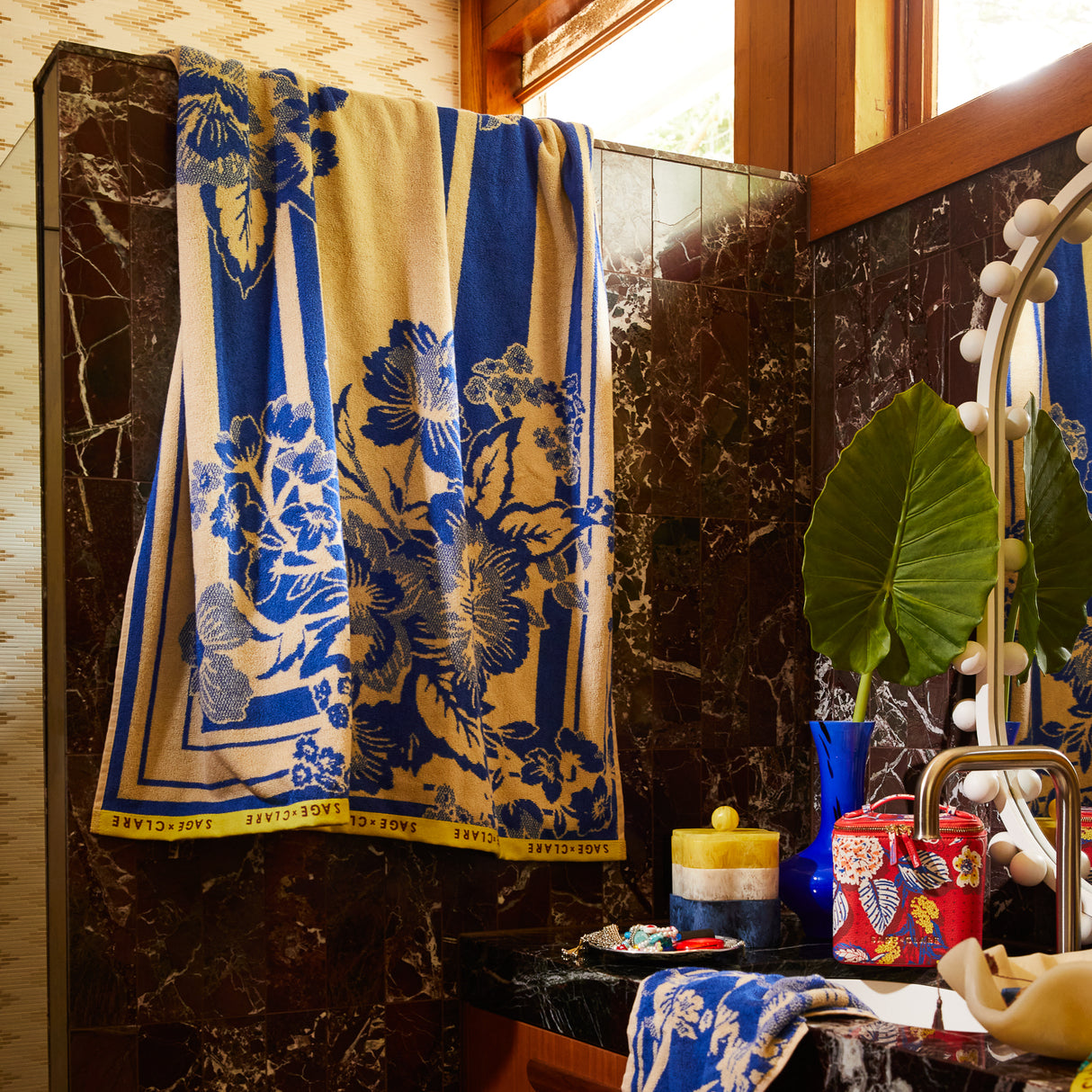 Eliza Bath Sheet - Ultramarine