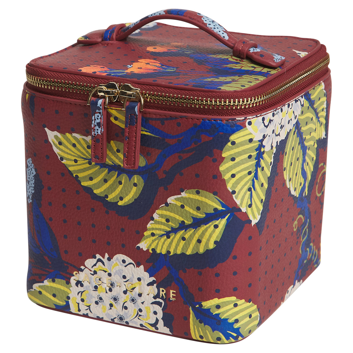 Heidi Small Vanity Case - Burnt Sienna