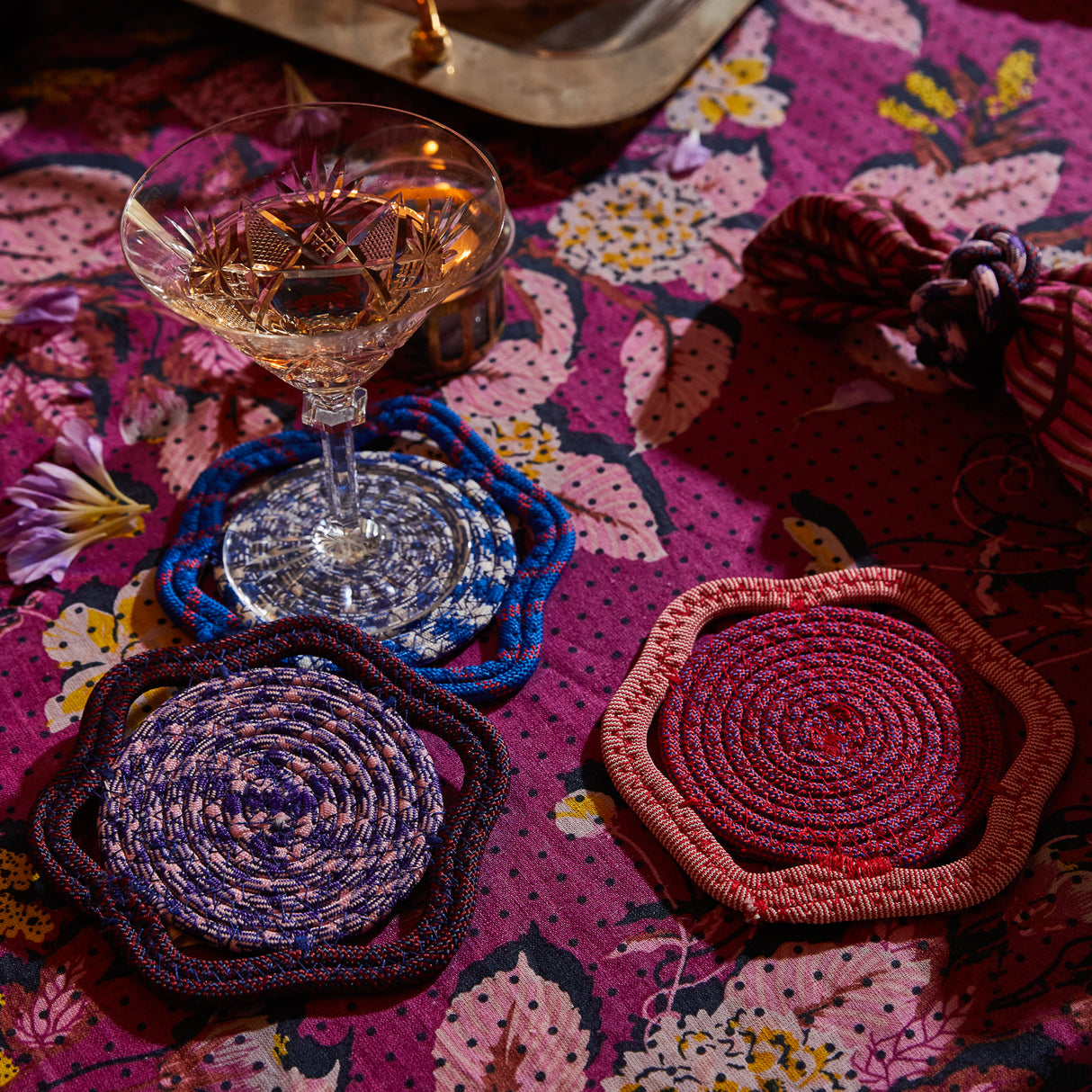 Marzena Coaster - Burnt Sienna