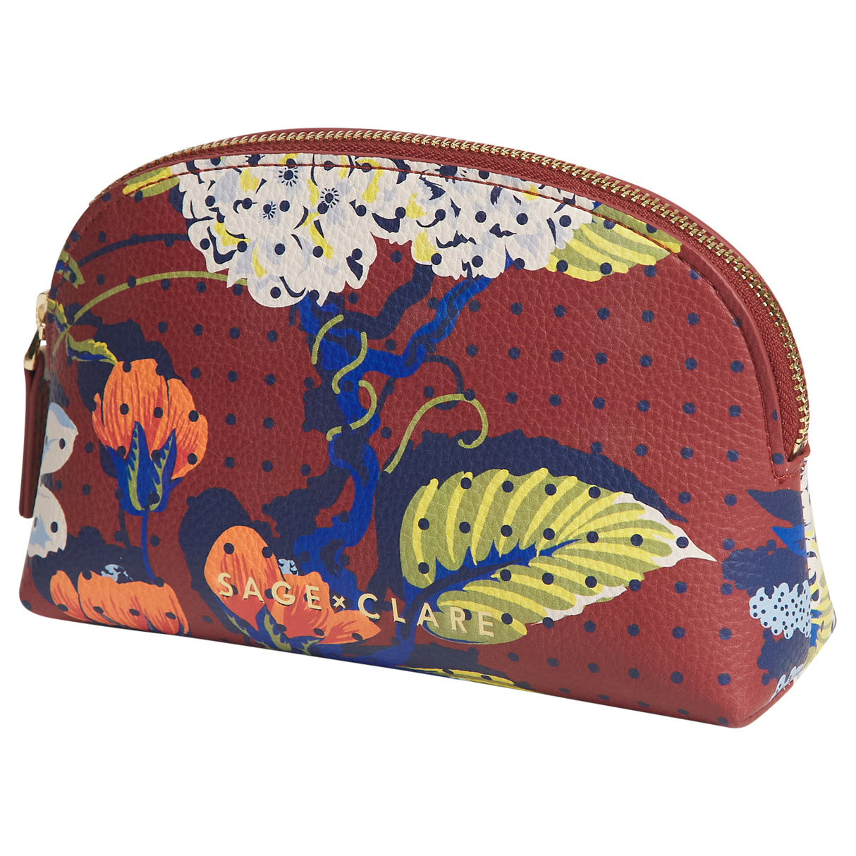 Heidi Cosmetic Pouch - Burnt Sienna