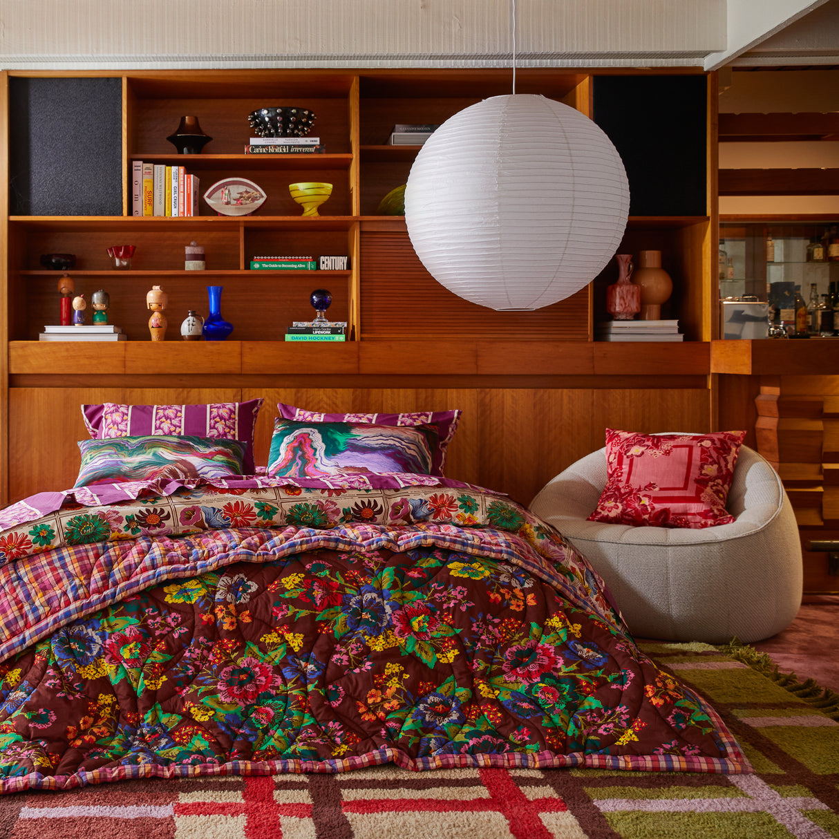 Eliza Silk-Linen Cushion - Primrose Feather Insert