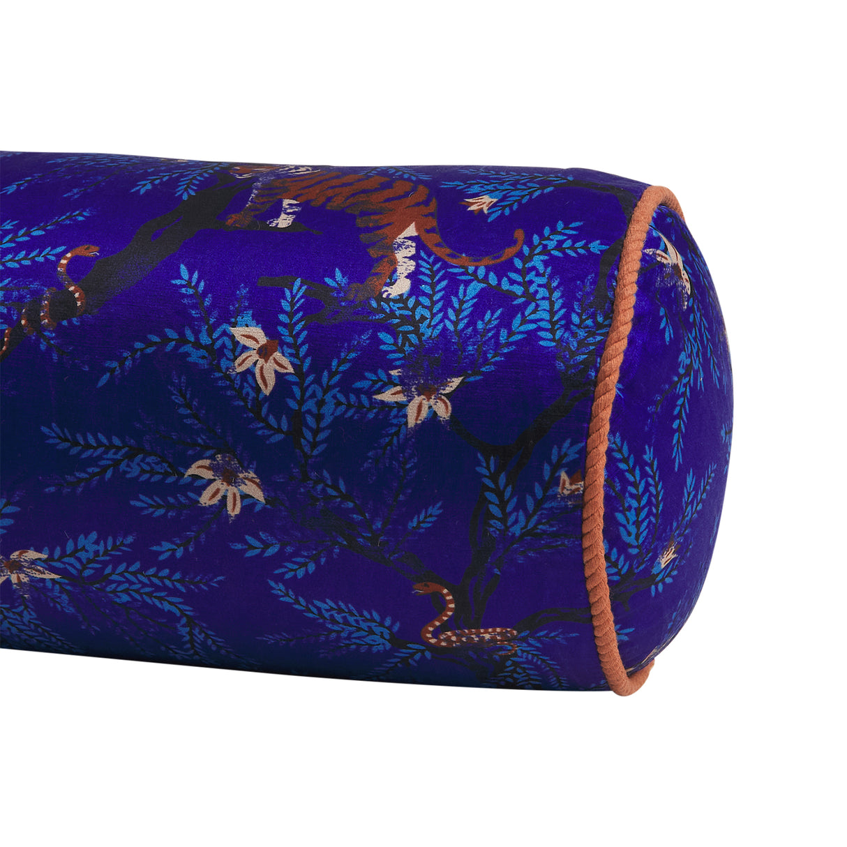 Andrea Bolster Cushion - Ultramarine Feather Insert