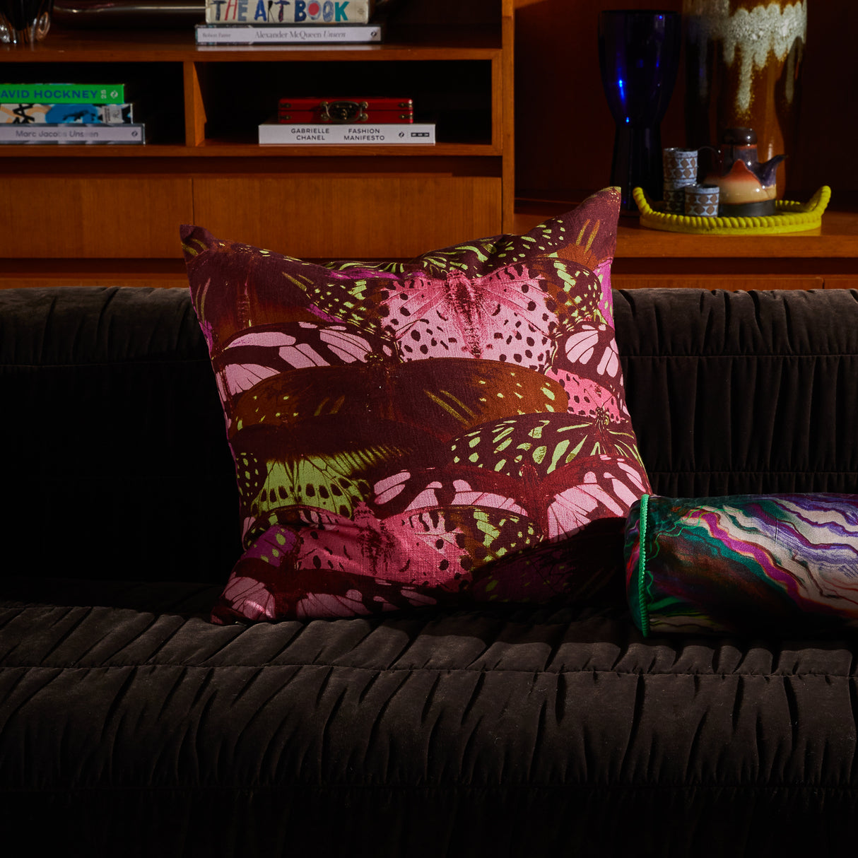 Emilia Cushion - Pansy Feather Insert