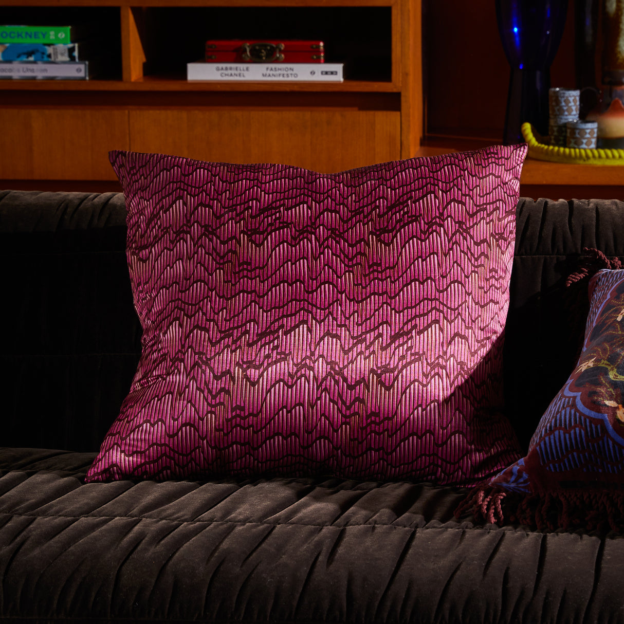 Emilia Cushion - Pansy Feather Insert