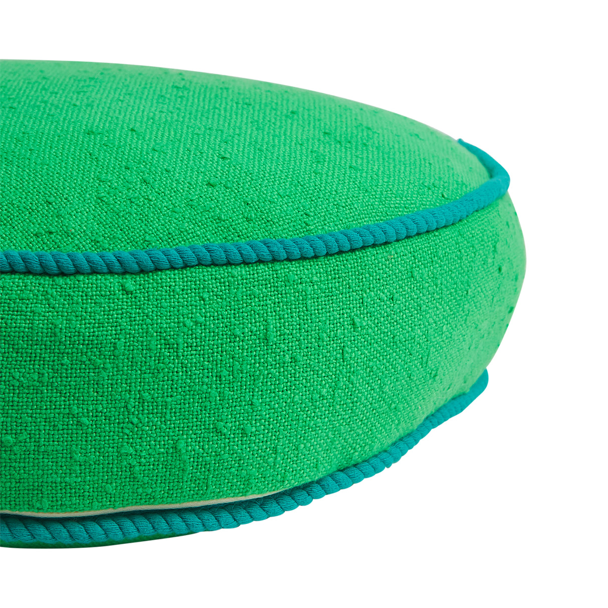 Dana Round Cushion - Spring Green Feather Insert