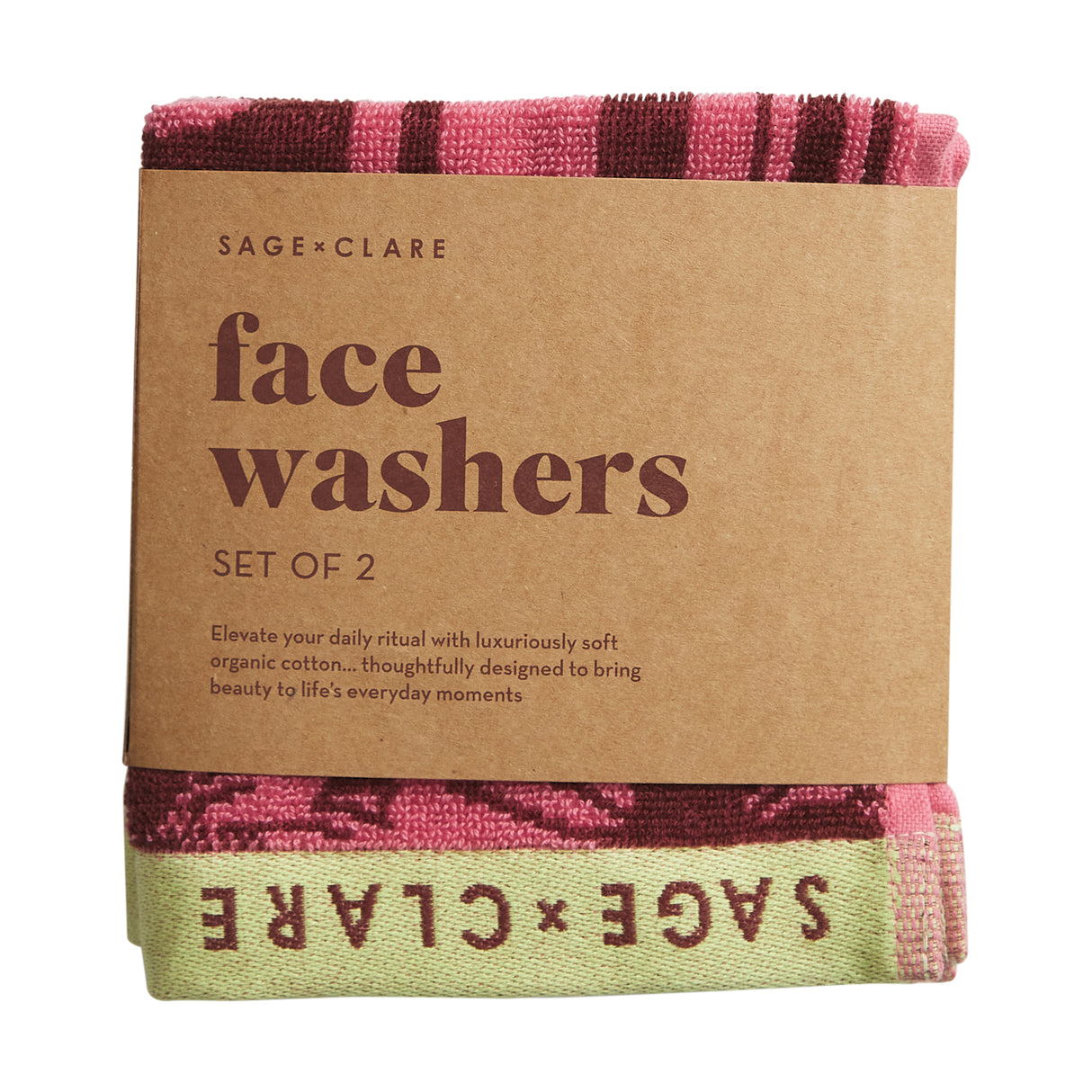 Eliza Face Washer Set - Primrose