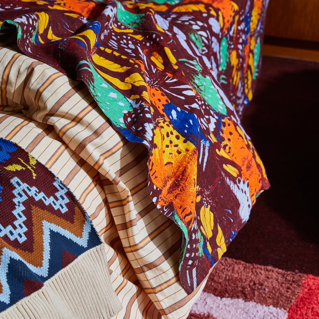 Emilia Linen Sheets Flat Sheet / Queen