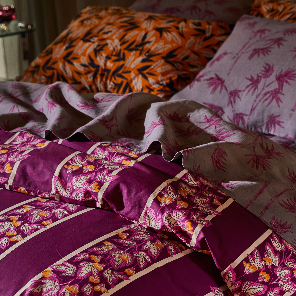 Aneta Linen Sheets - Mink Grey Flat Sheet / Queen