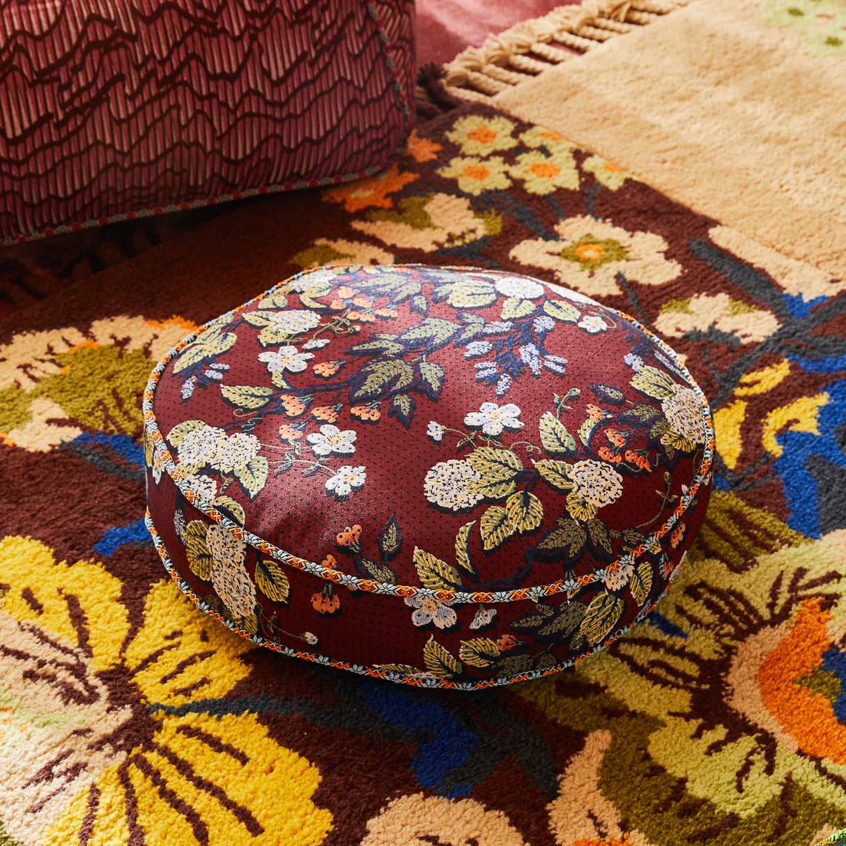 Heidi Jacquard Floor Cushion