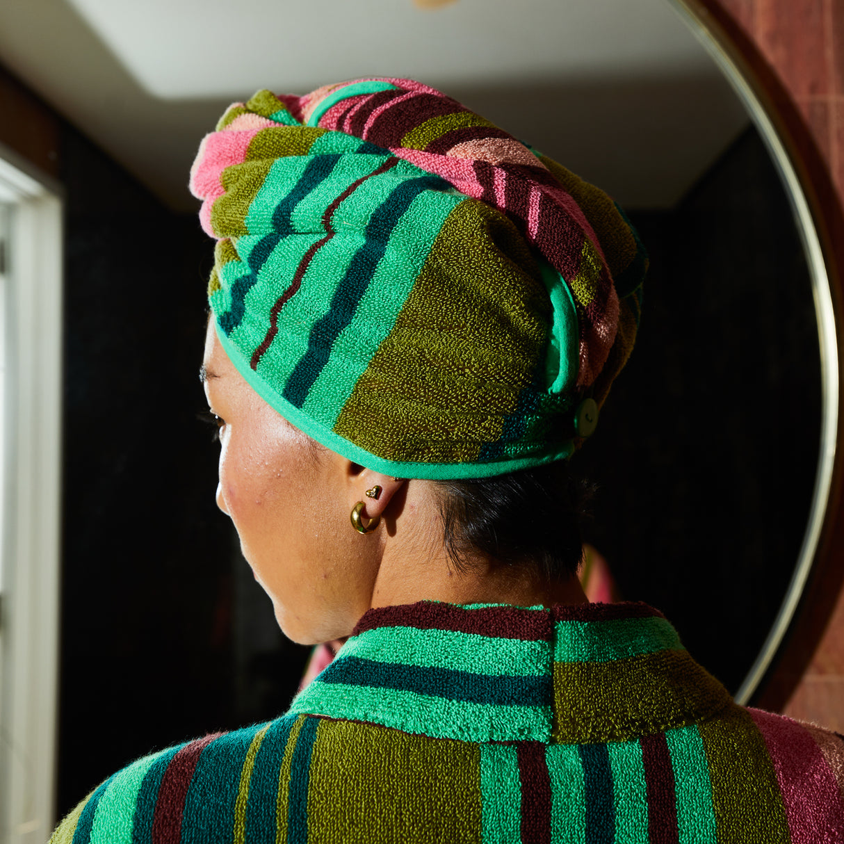 Nicolette Hair Wrap - Juniper