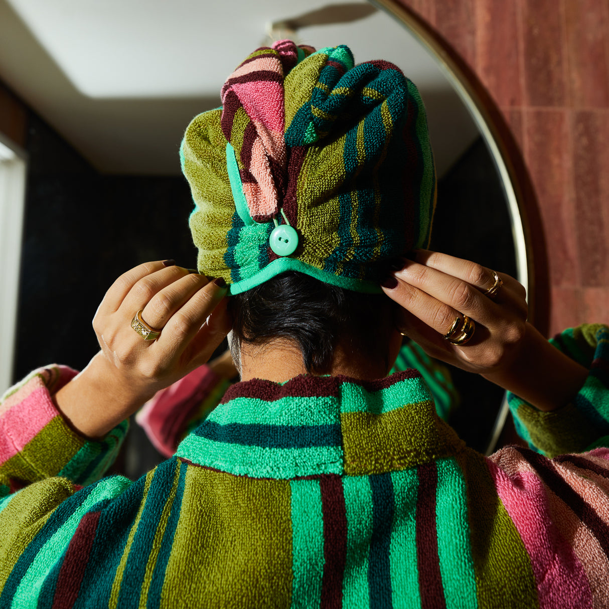 Nicolette Hair Wrap - Juniper