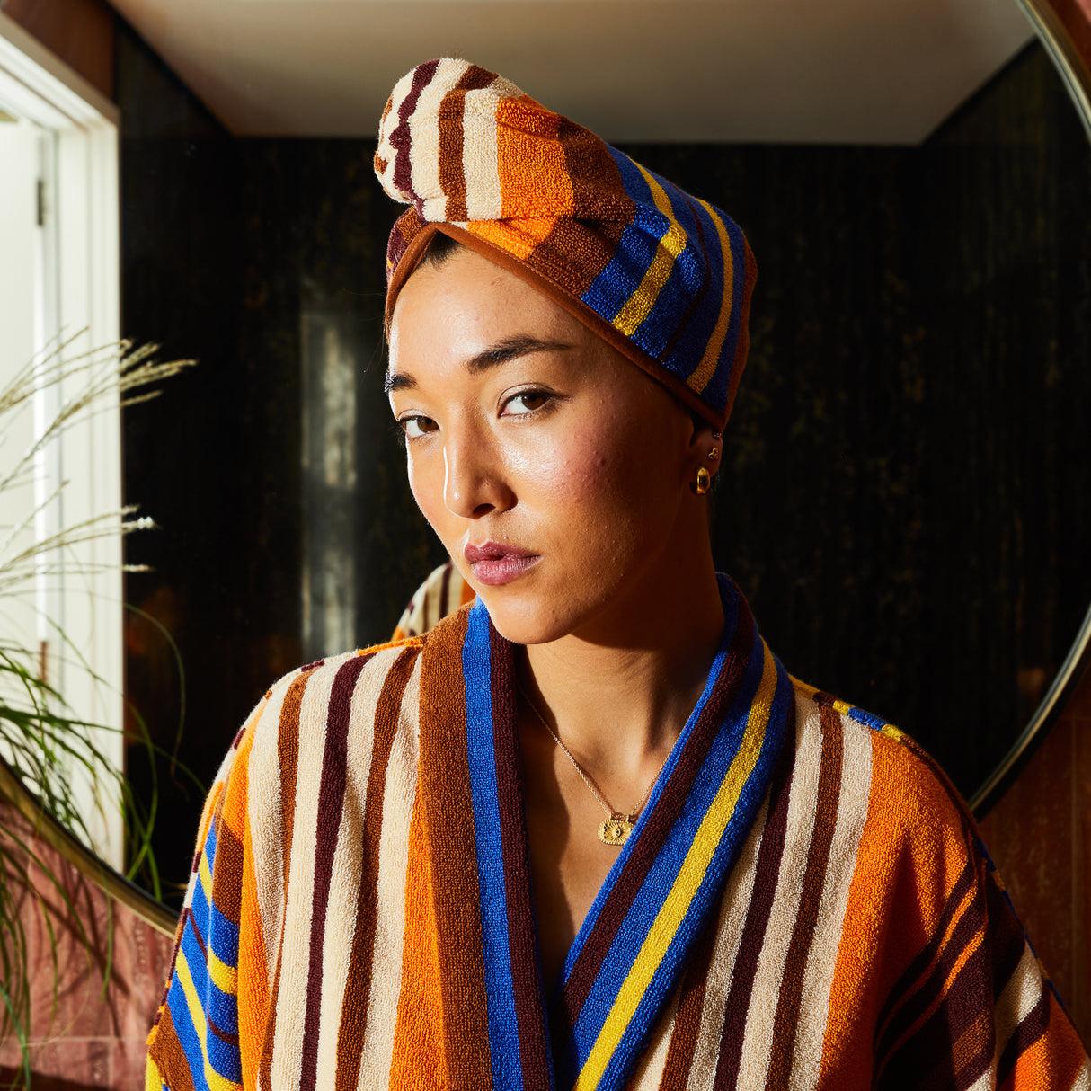 Nicolette Hair Wrap - Russet