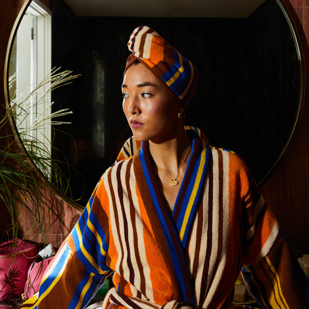 Nicolette Hair Wrap - Russet