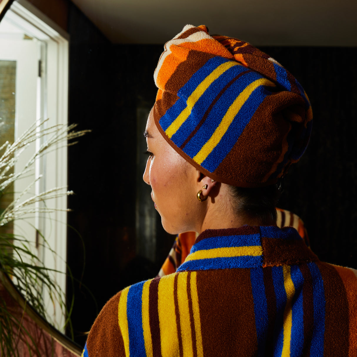 Nicolette Hair Wrap - Russet