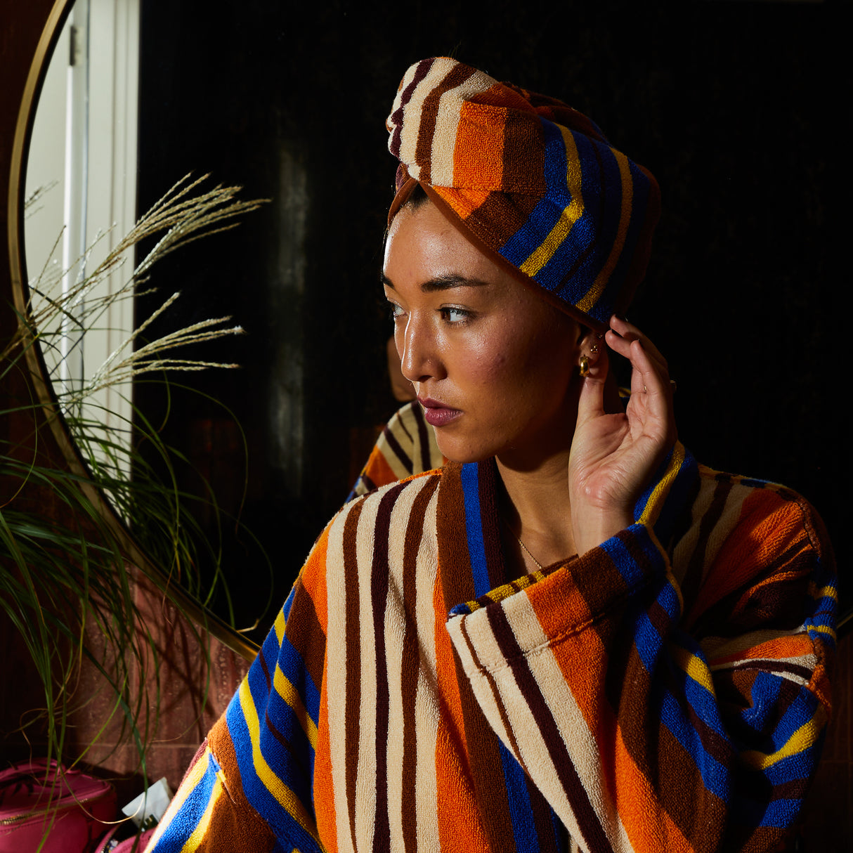 Nicolette Hair Wrap - Russet