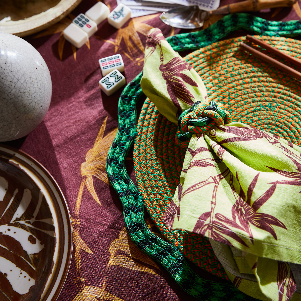 Marzena Napkin Ring - Verdant