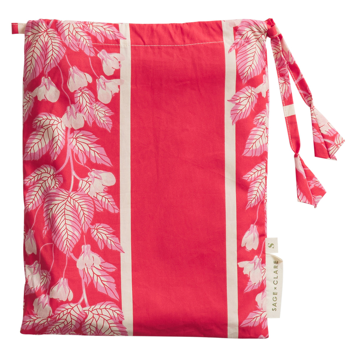 Agata Cotton Euro Pillowcase Set - Vermillion