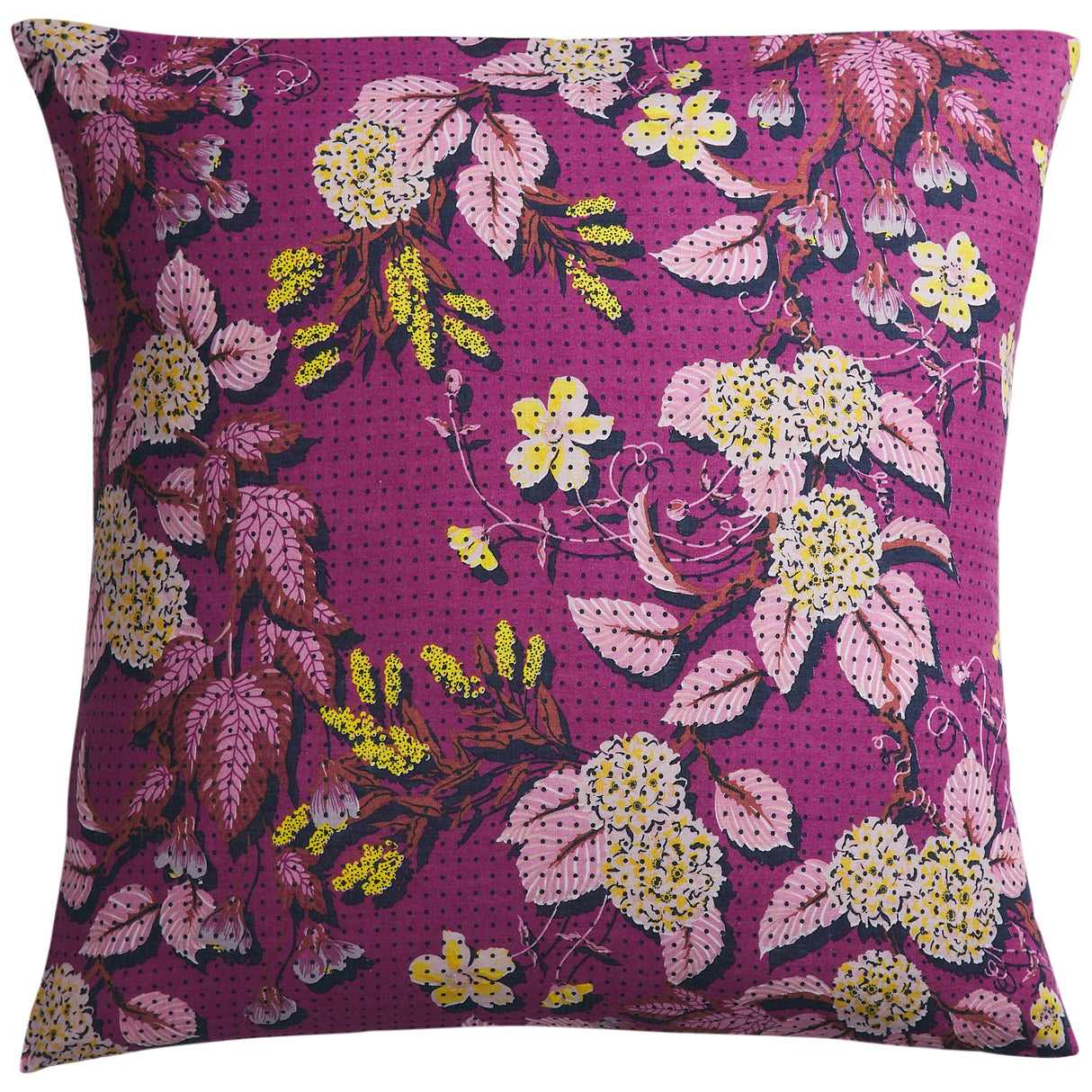 Heidi Linen Euro Pillowcase Set - Mulberry