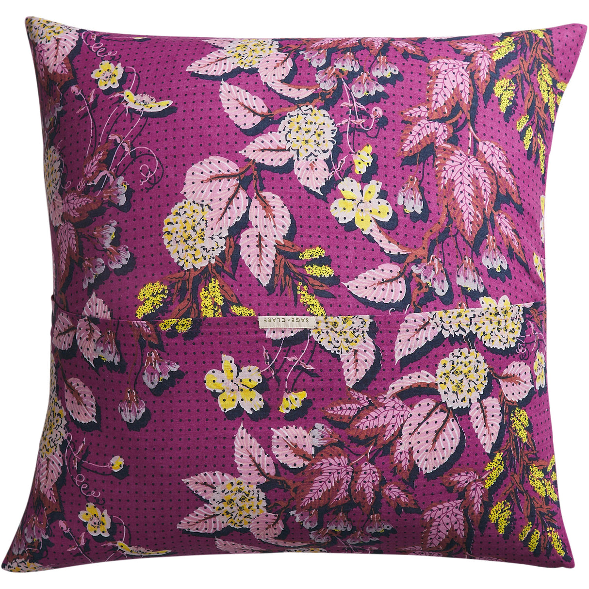 Heidi Linen Euro Pillowcase Set - Mulberry