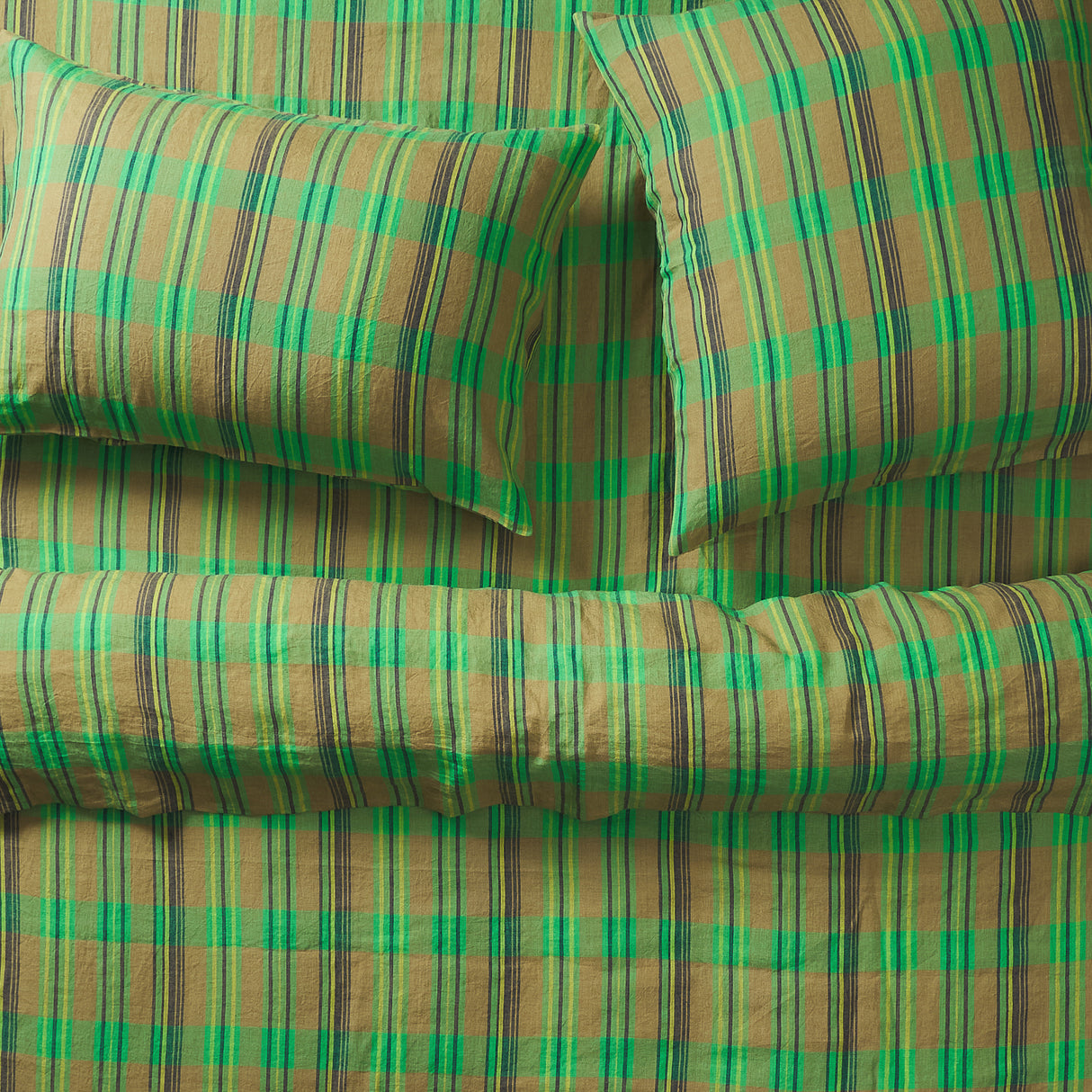 Nicolette Linen Pillowcase Set - Juniper Standard