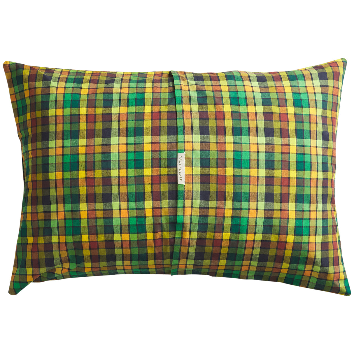 Stela Cotton Pillowcase Set - Spring Green Standard