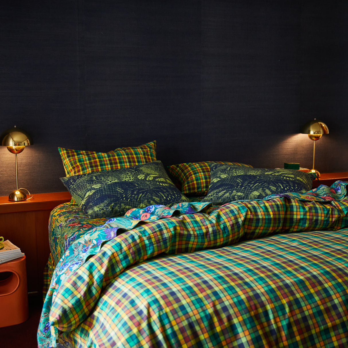 Stela Cotton Pillowcase Set - Spring Green Standard