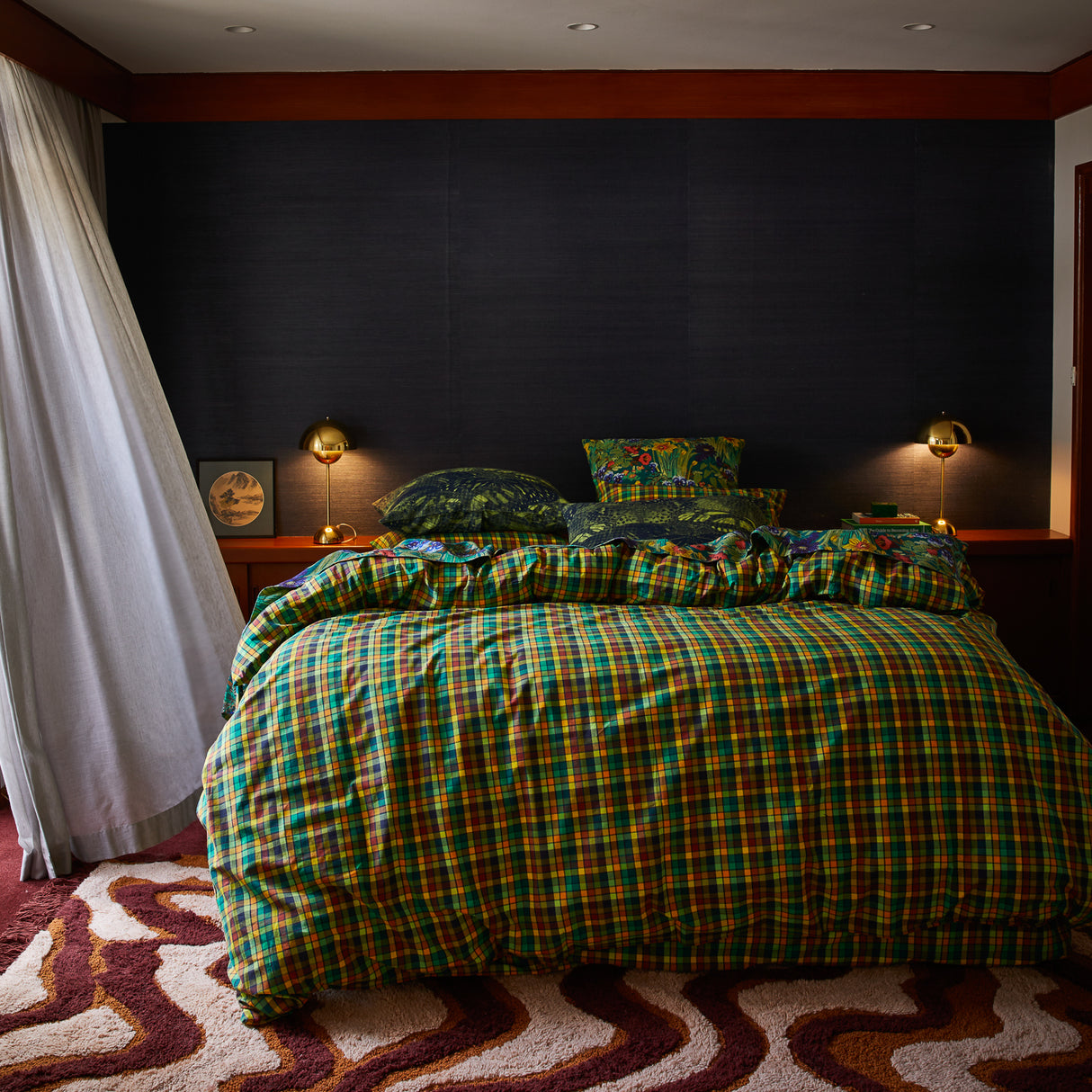 Stela Cotton Pillowcase Set - Spring Green Standard