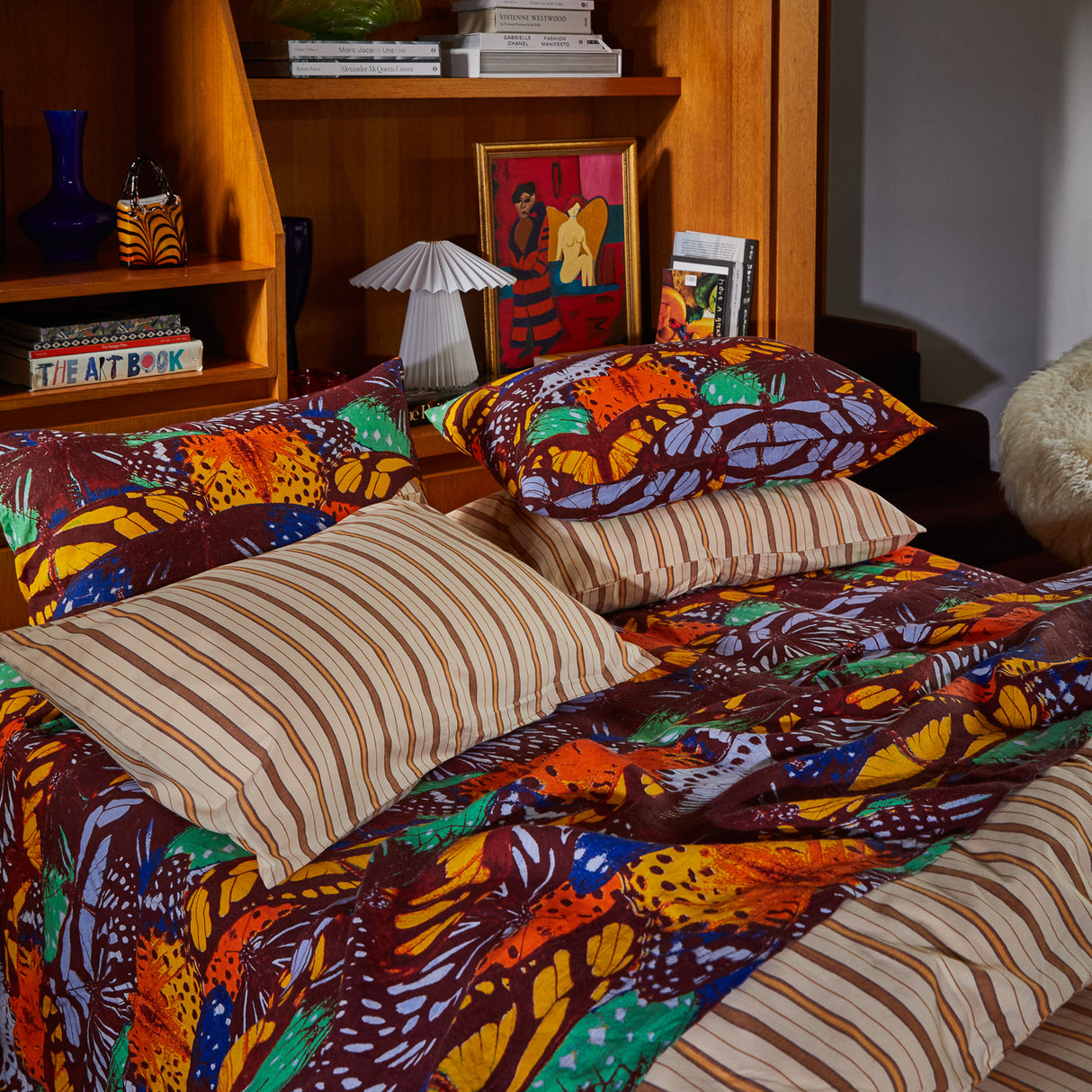 Leon Cotton Pillowcase Set - Chiffon Standard