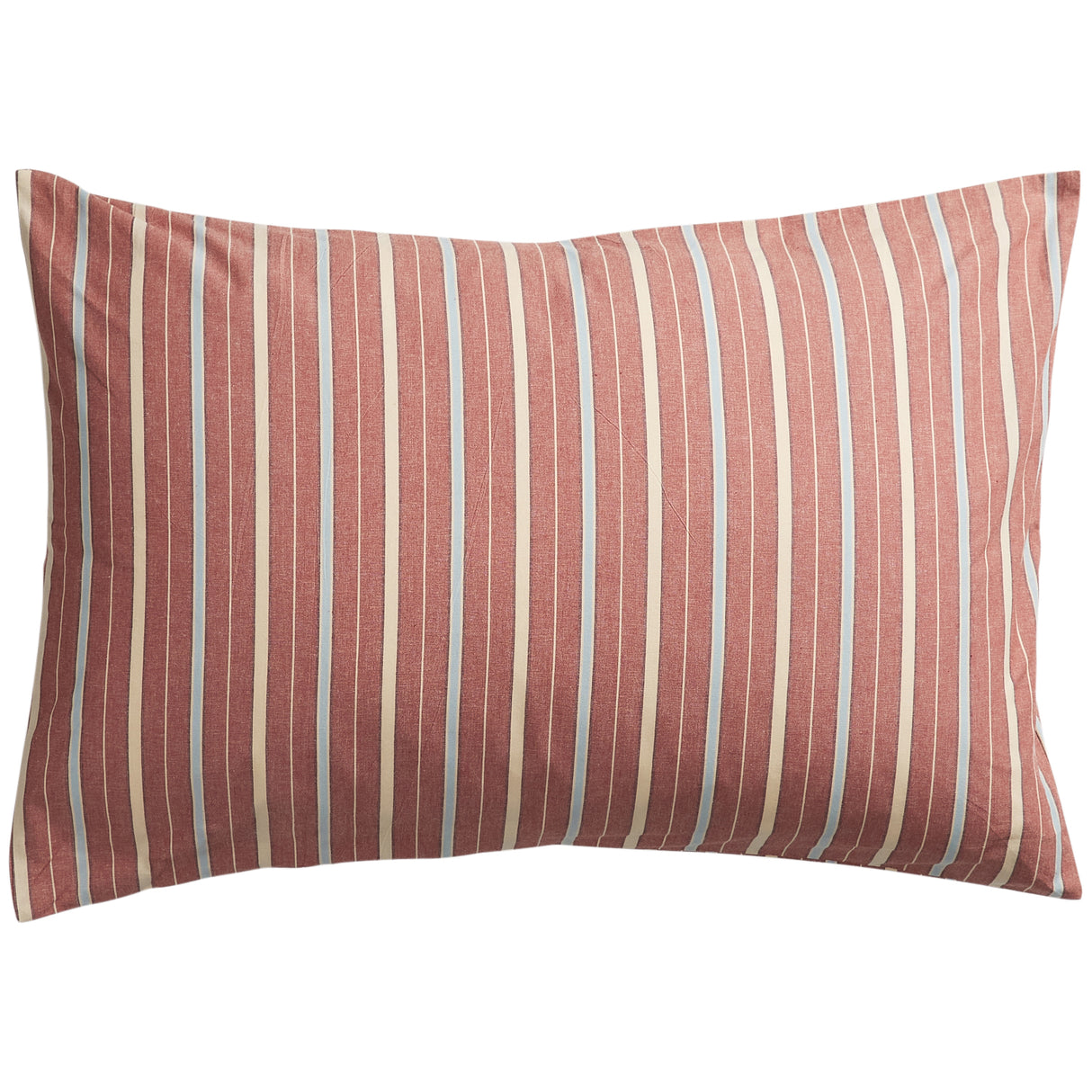 Leon Cotton Pillowcase Set - Burnt Sienna Standard