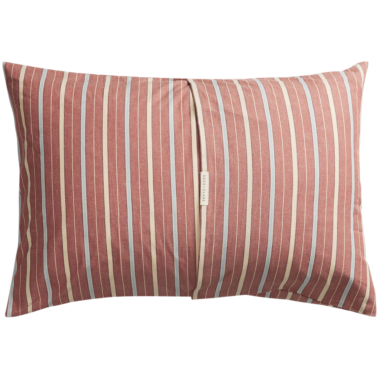Leon Cotton Pillowcase Set - Burnt Sienna Standard