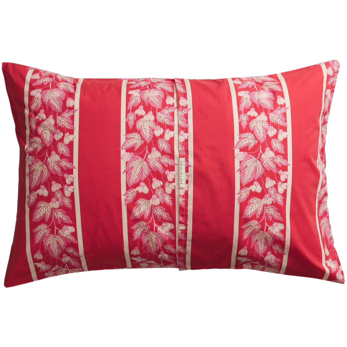 Agata Cotton Pillowcase Set - Vermillion Standard