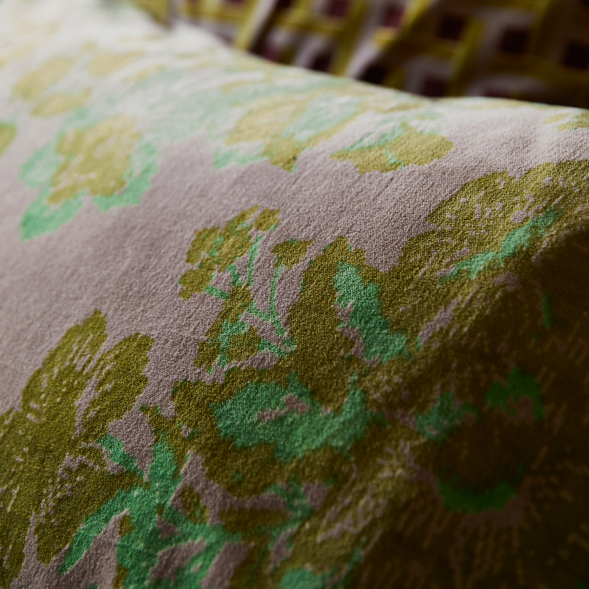 Hazel Velvet Pillowcase - Mink Grey Standard