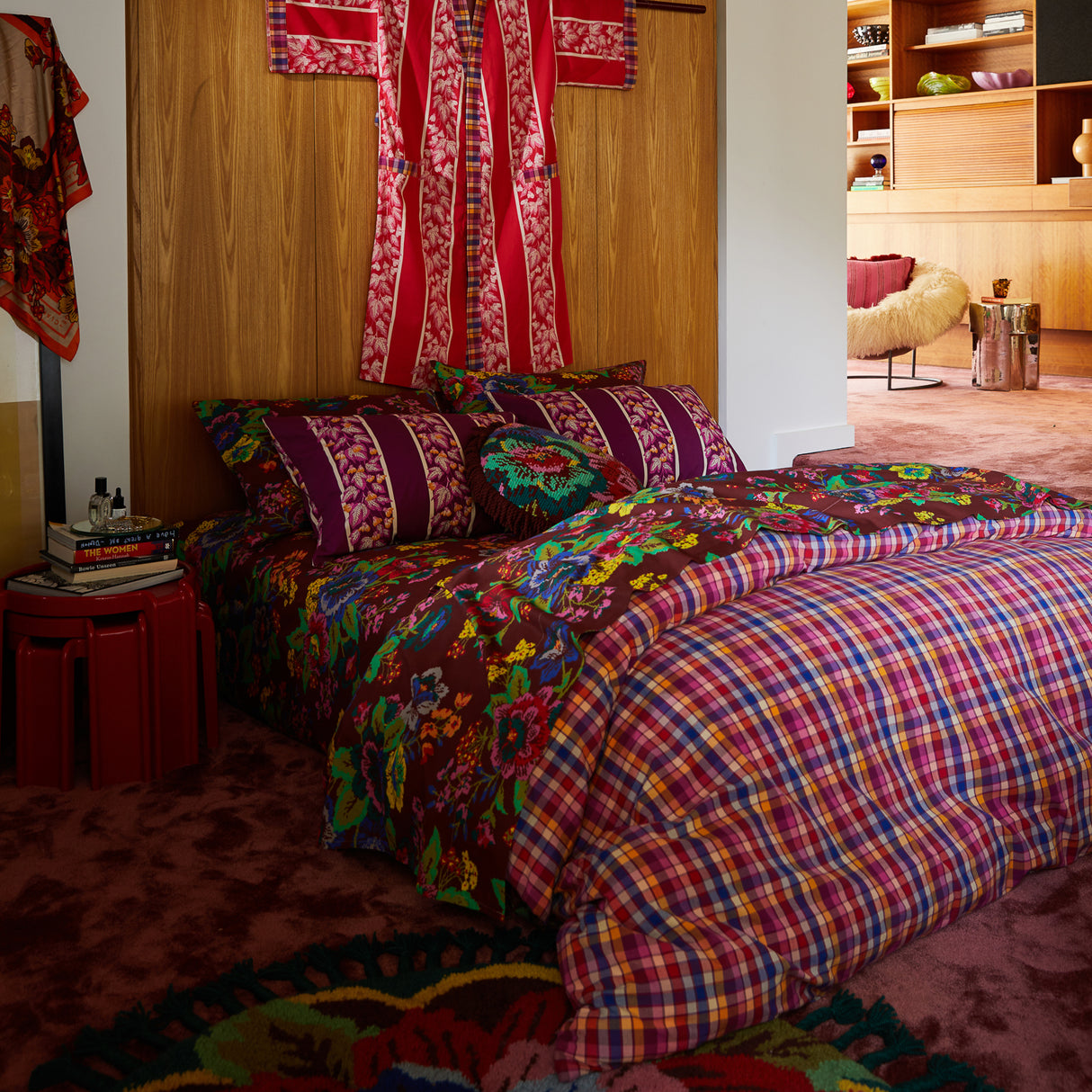 Agata Cotton Pillowcase Set - Mulberry Standard