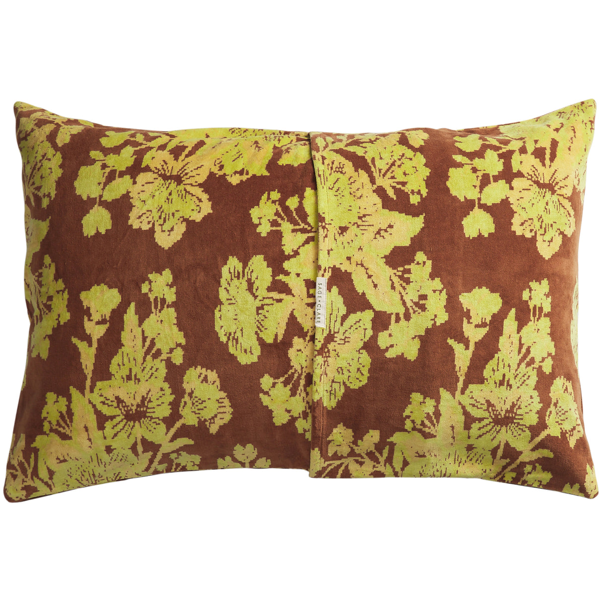 Hazel Velvet Pillowcase - Russet Standard