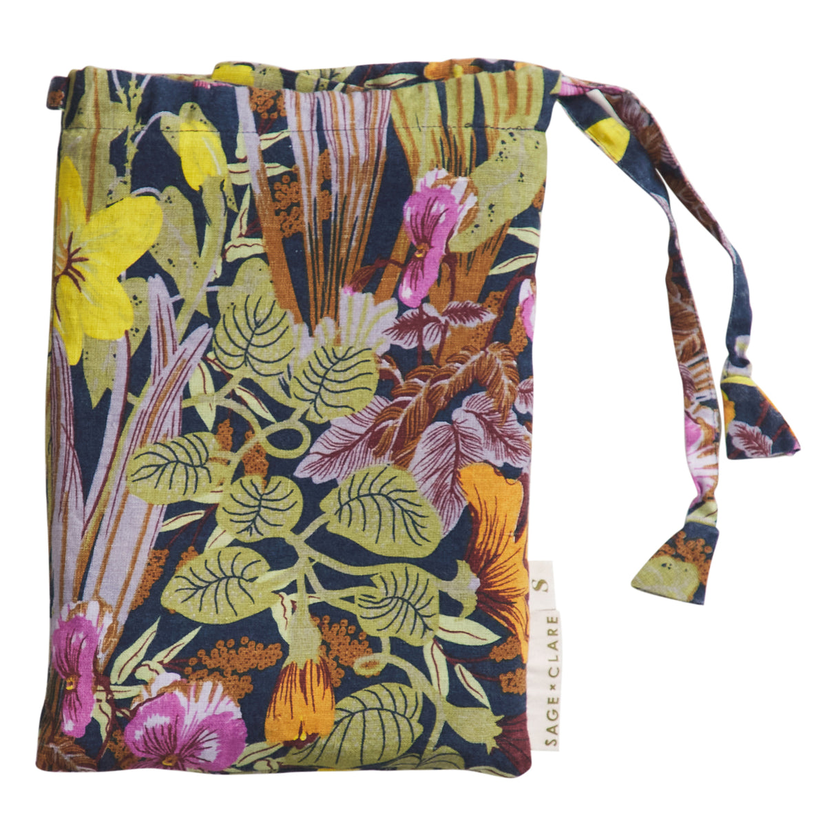 Babette Linen Pillowcase Set - Ink Standard