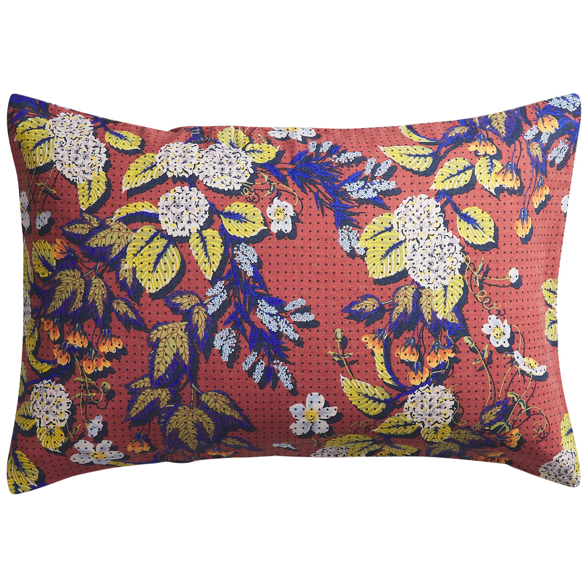 Heidi Linen Pillowcase Set - Burnt Sienna Standard